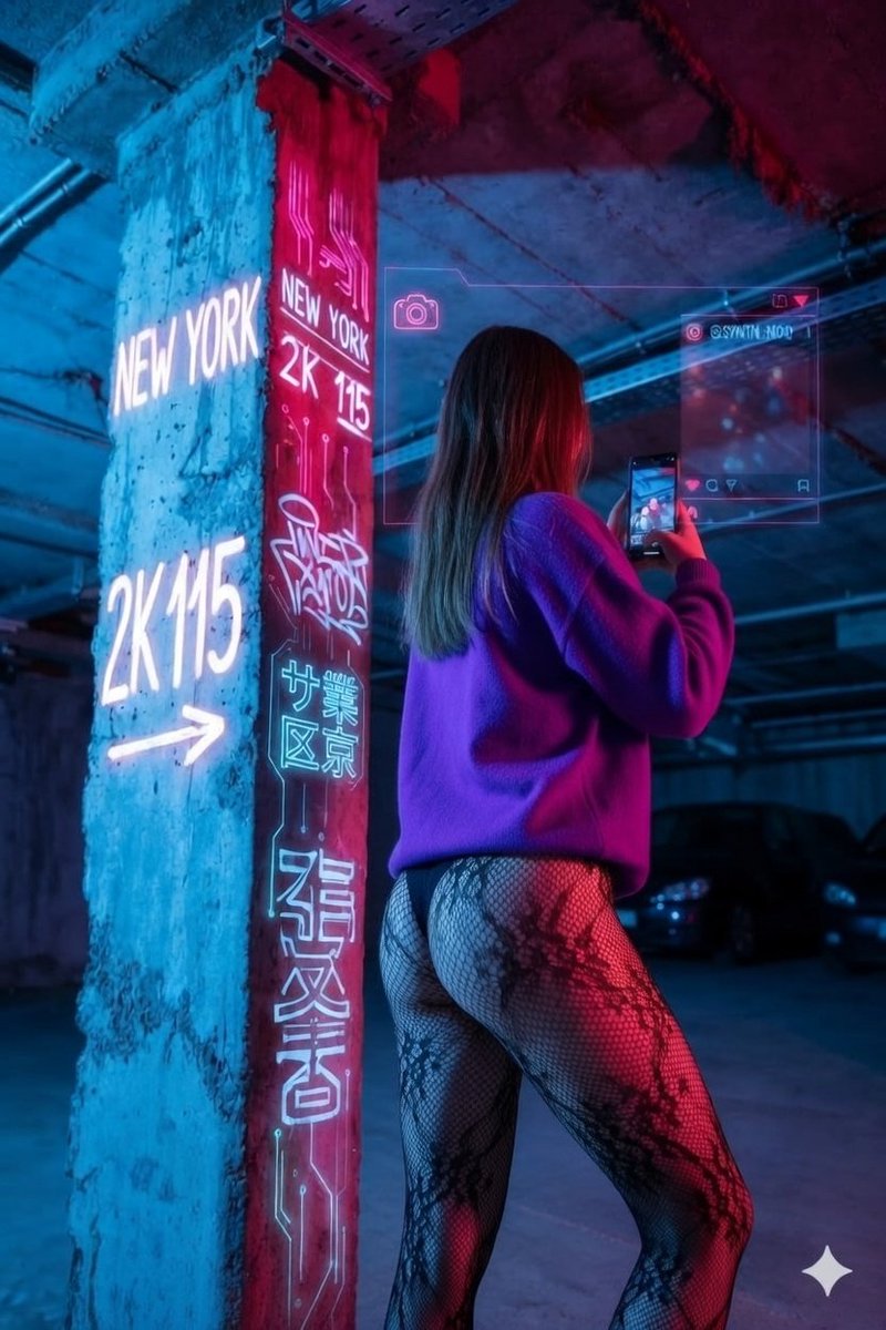 2k115crew's tweet photo. Neon lights, silent systems, and a city that never really sleeps.
Somewhere underground, the future is already recording everything.

#CyberpunkAesthetic #NeonGarage #FutureNoir #UrbanCyberpunk #DigitalNight https://t.co/p3NIwQnork