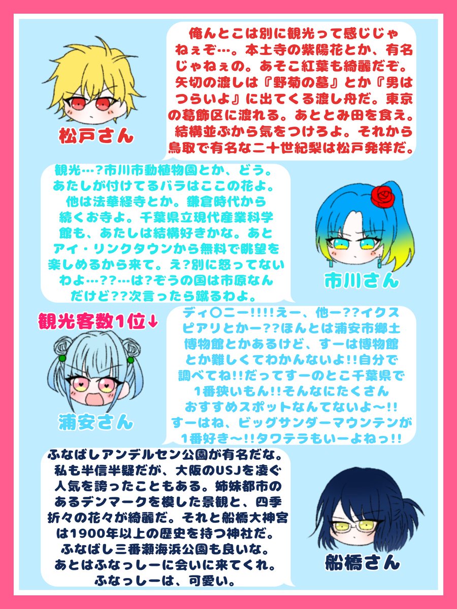 spring_490_'s tweet photo. #暴走しちょぎ大戦

市内のおすすめスポットを教えてください②
当たり前のように未実装の浦ﾔｽさんが混ざってる https://t.co/WAMsUR1Fg3
