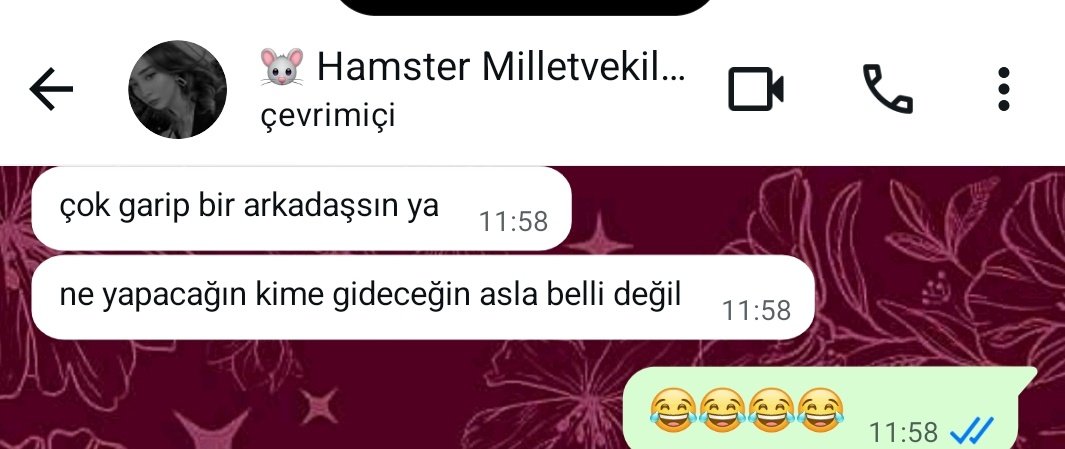 Hayatımda hep en güzel iltifatları en yakın arkadaşlarımdan alırım zaten ;