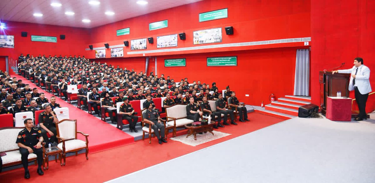 Junior Leaders Academy, Bareilly

The Junior Leaders Academy, Bareilly hosted a lecture on “Modern Military Communication in the Digital Battlefield: Opportunities &amp; Challenges” by Lt Col Amitabh Bhardwaj (Retd) from #IIT Madras on 14 Mar 26.

The session for Junior Leaders