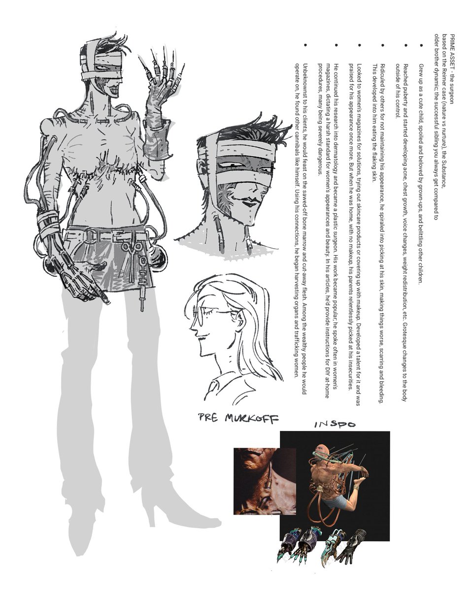 4rvon's tweet photo. finally sat down and redesigned him properly. #OutlastTrialsOC still unnamed 🤔🤔 https://t.co/desE16hbTP