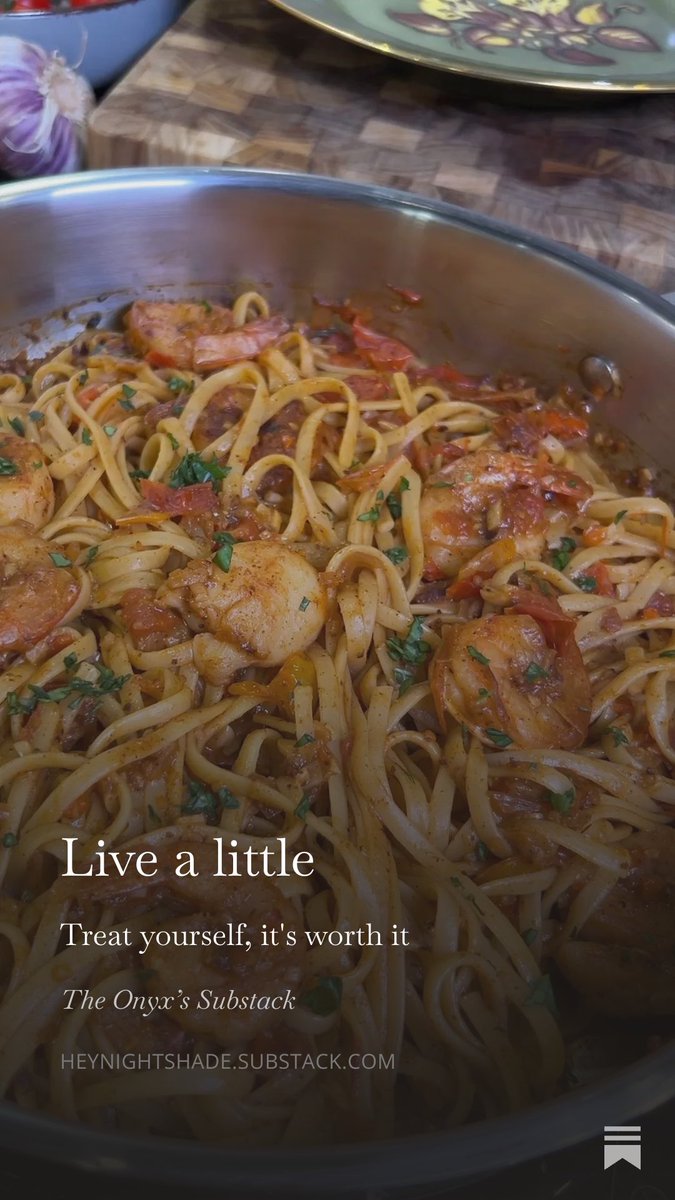 Aphrodeity_'s tweet photo. New Substack recipe post

[Seafood Pasta]

https://t.co/17F0pra1PF

✨Read and subscribeee✨ https://t.co/CxAe5qkKOq