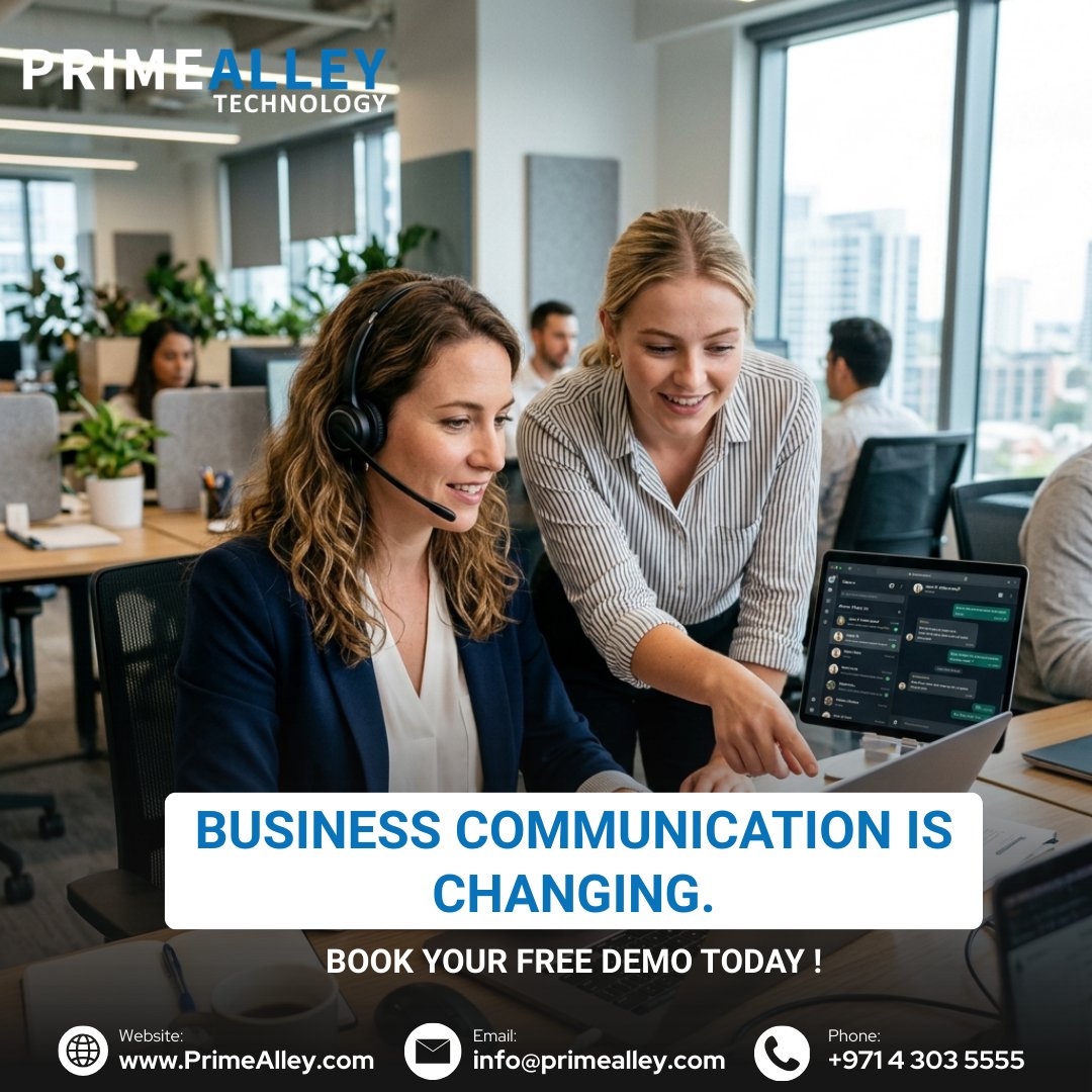PrimeAlley's tweet photo. Customers prefer messaging.

Smart businesses manage those conversations in one workspace.

Prime Alley Workspace helps teams stay connected and responsive.

👉 Discover modern business communication.

#BusinessMessaging #CustomerExperience #PrimeAlleyWorkspace https://t.co/YZ15XzK4vN