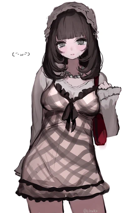 こういう女の子が好きなので描いてみた\[_]/