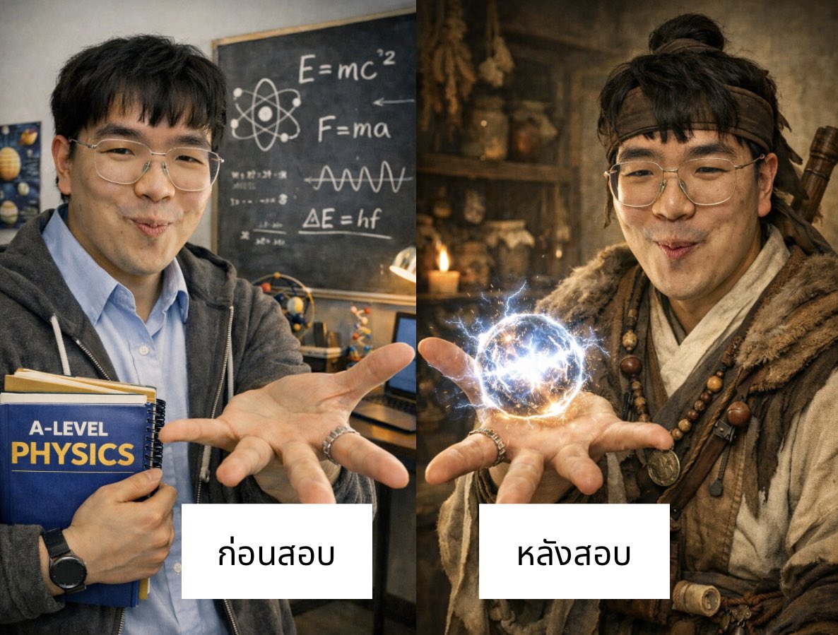 N.tutor(ติวฟิสิกส์ by P.Pun)⚙️ tweet media