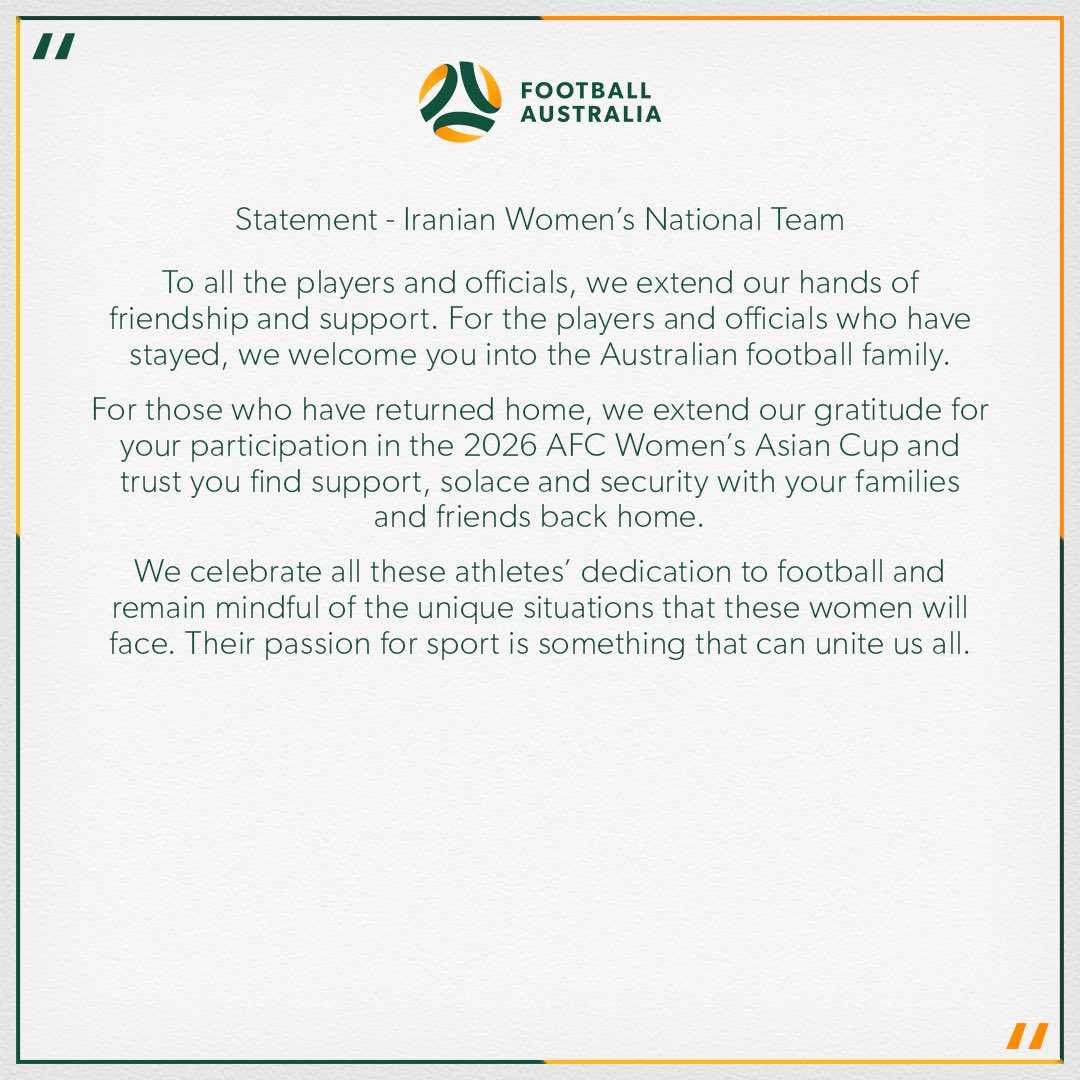 Football Australia tweet media