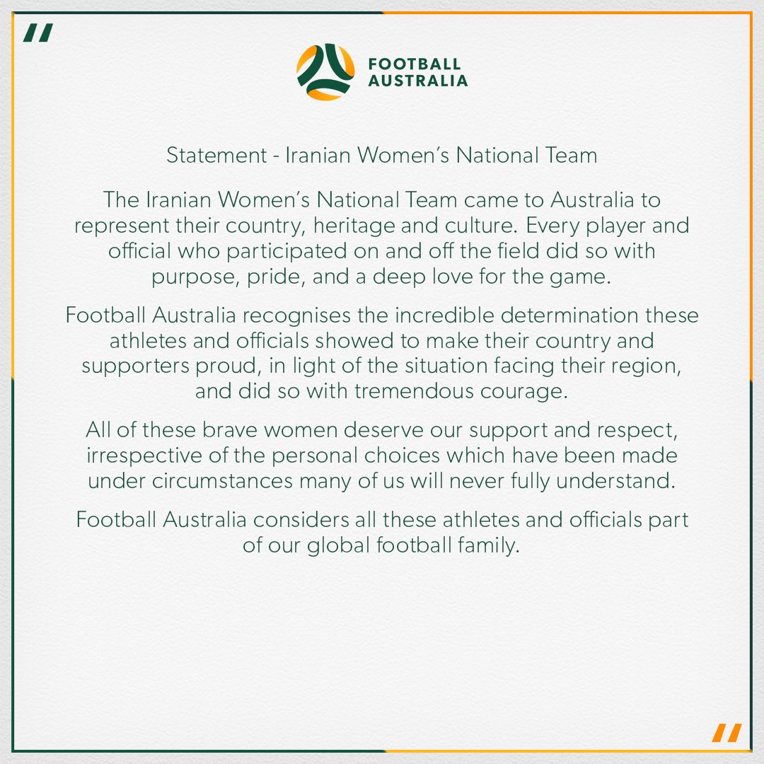 Football Australia tweet media