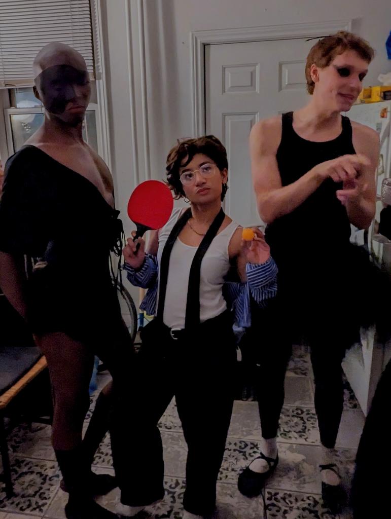 thalassoken's tweet photo. at a pretentiousness-themed party and there's a timothee chalamet + ballet + opera group costume LMAO https://t.co/zOAbNODTO8