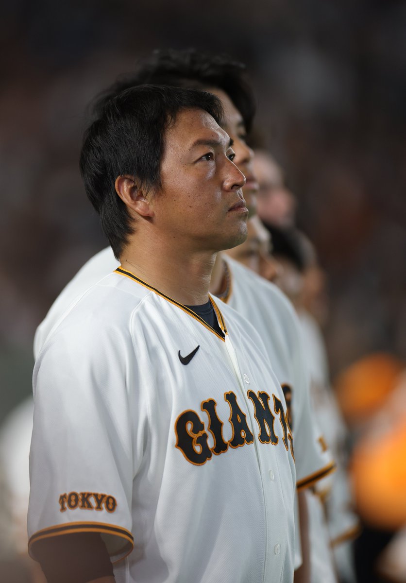 🔥#熱闘撮って出し🔥】 #長野久義 選手の久々のユニホーム姿に歓声が