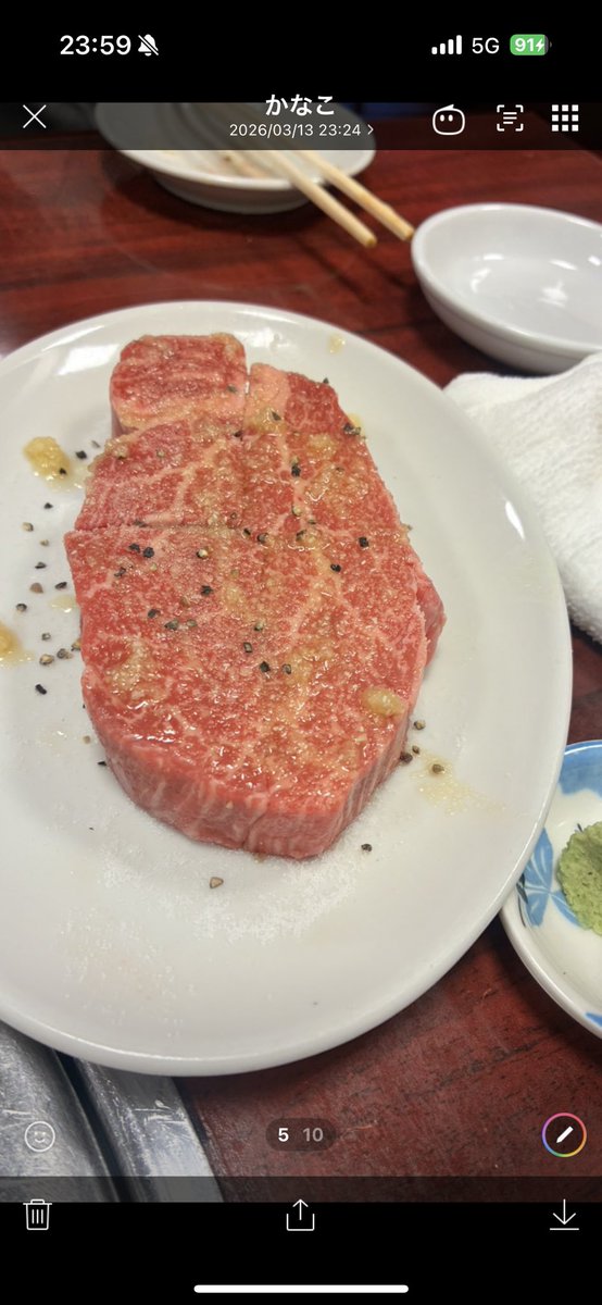 ankeina64's tweet photo. 昨日の焼肉〜！5500円のコースでめちゃくちゃすごいお肉達が食べれて幸せ〜😊
➕アラカルトとお酒入れても1人8000円
最後には、今日暇だからって言って駅まで送迎してくれた！なんてホスピタリティ最強すぎるww
ご馳走様でした！絶対にまた行く🍖 https://t.co/I2pFAZbesm