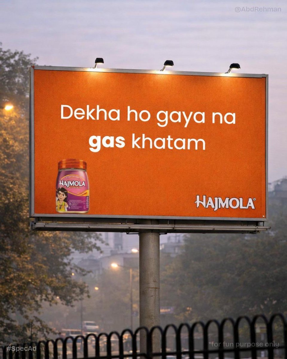 KirtiAzaad's tweet image. Oh my God! This is too much….
Even #Hajmola is #trolling our honourable #PM and HM.
“ dekho Ho Gaya na gas Khatam” 
#ThulluTrollJumla