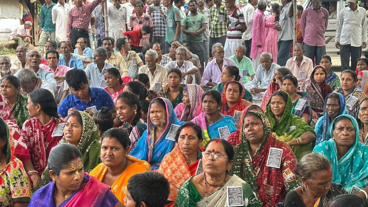 AITCofficial's tweet photo. On 14 March 2007, the soil of Nandigram was stained with the blood of innocent people when the CPI(M)’s armed cadres unleashed brutal violence. The pain of that dark chapter still lives on in the hearts of the people of Bengal.

Marking Nandigram Dibas, heartfelt tributes were paid at the martyr memorials in Sonachura and Gokulnagar, in the presence of martyr families and local residents.