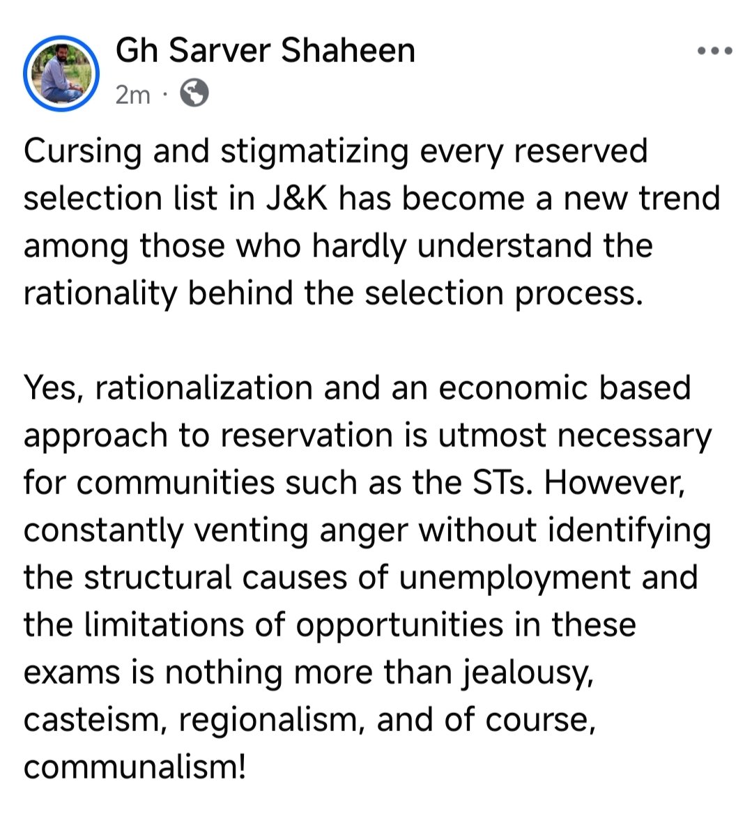GServer42878's tweet photo. #Jk #reservation #st #jkpsc https://t.co/ehSSREaHwH