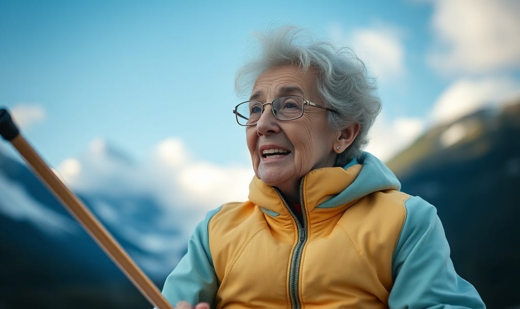 wearspanglish's tweet image. Why wait? Unleash your inner skier at 95! 🚀 Embrace passions and dive into bilingual news. Age is just a number! #LifelongLearning #PassionOverAge  spanglishcanada.substack.com/p/are-you-side…