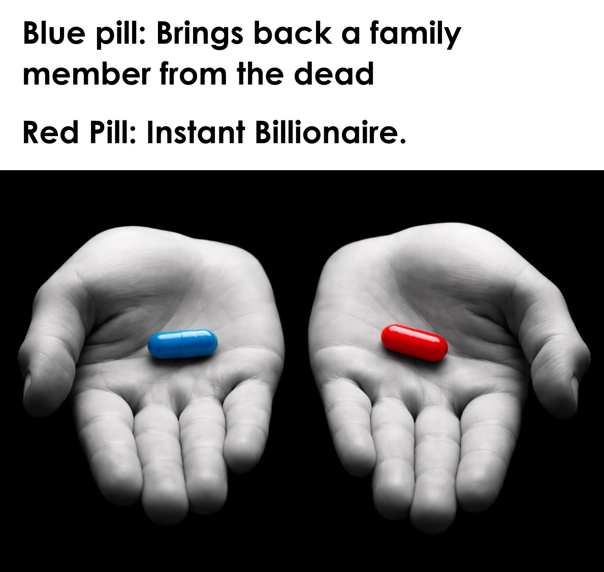 <a href="/HumansNoContext/">NO CONTEXT HUMANS</a> For red ❤️
For blue 🔂