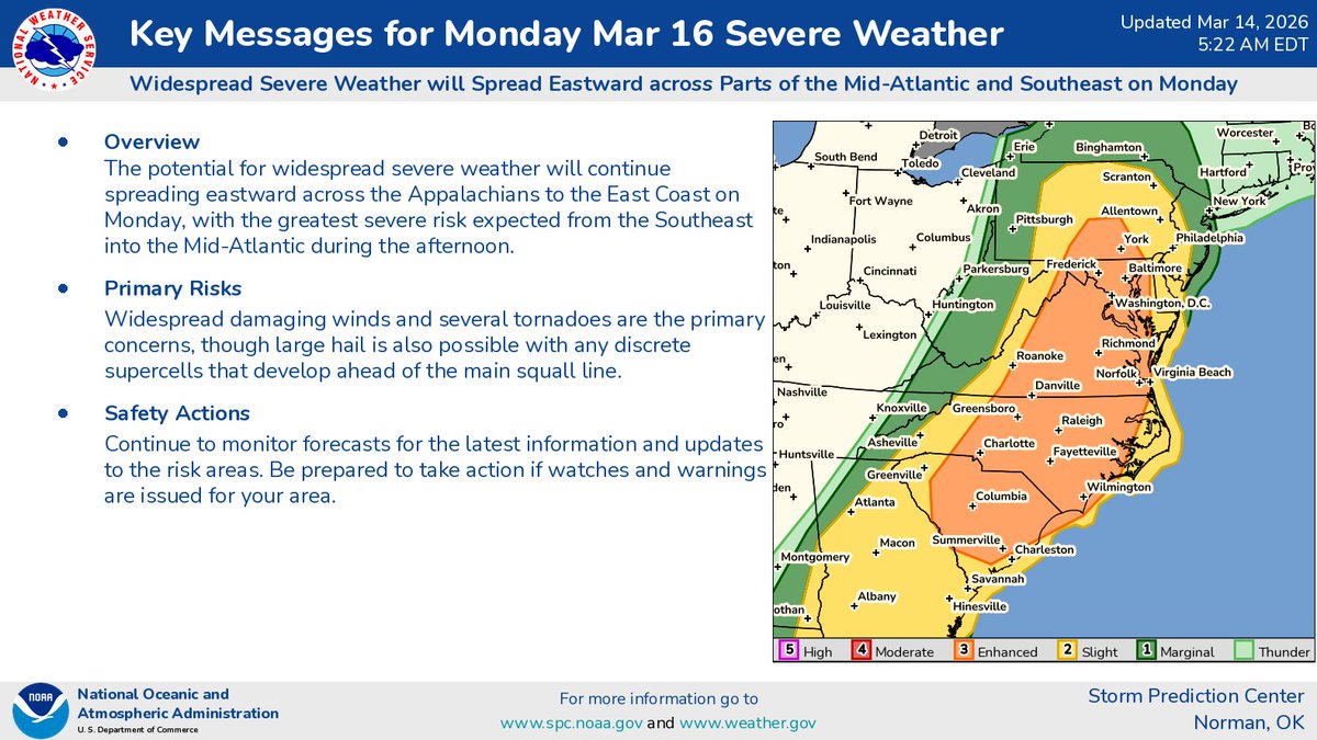 NWS Storm Prediction Center tweet media