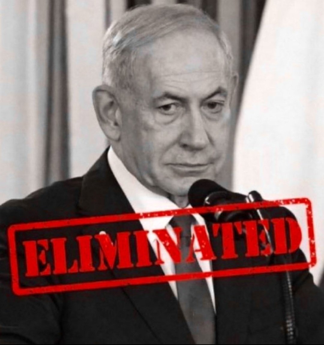 IDL_Gorriti's tweet photo. Se filtra información de que Benjamín Netanyahu (Satanyahu) y varios de sus camaradas de la dba de Israel habría ☠️ a lo Tarata. Ésto en represalia a los ataques contra Irán, con ayuda de EE.UU.

Sin Bibi y sin Jamenei, el mundo es un lugar mejor. Falta que ☠️ DT, Porky y Keiko. https://t.co/ItEN1tIrLL