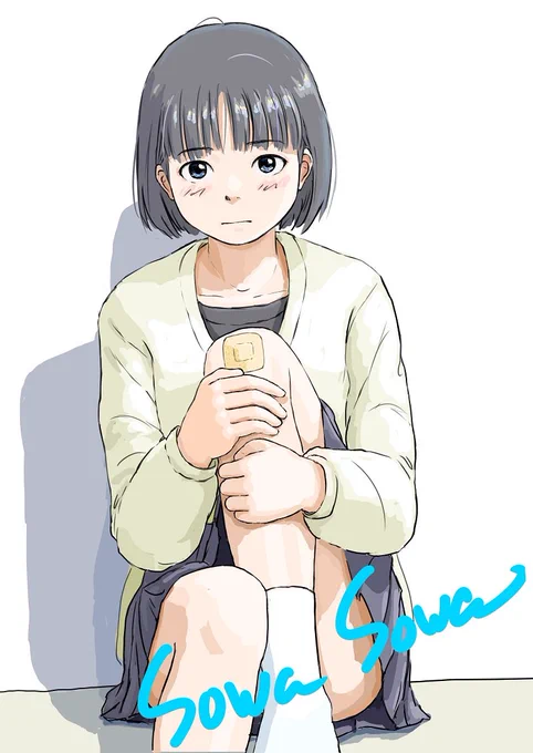 『普段あまり使わないサイズを貼る人』 サインの線が普段あまり使わない太さになってしまいました
