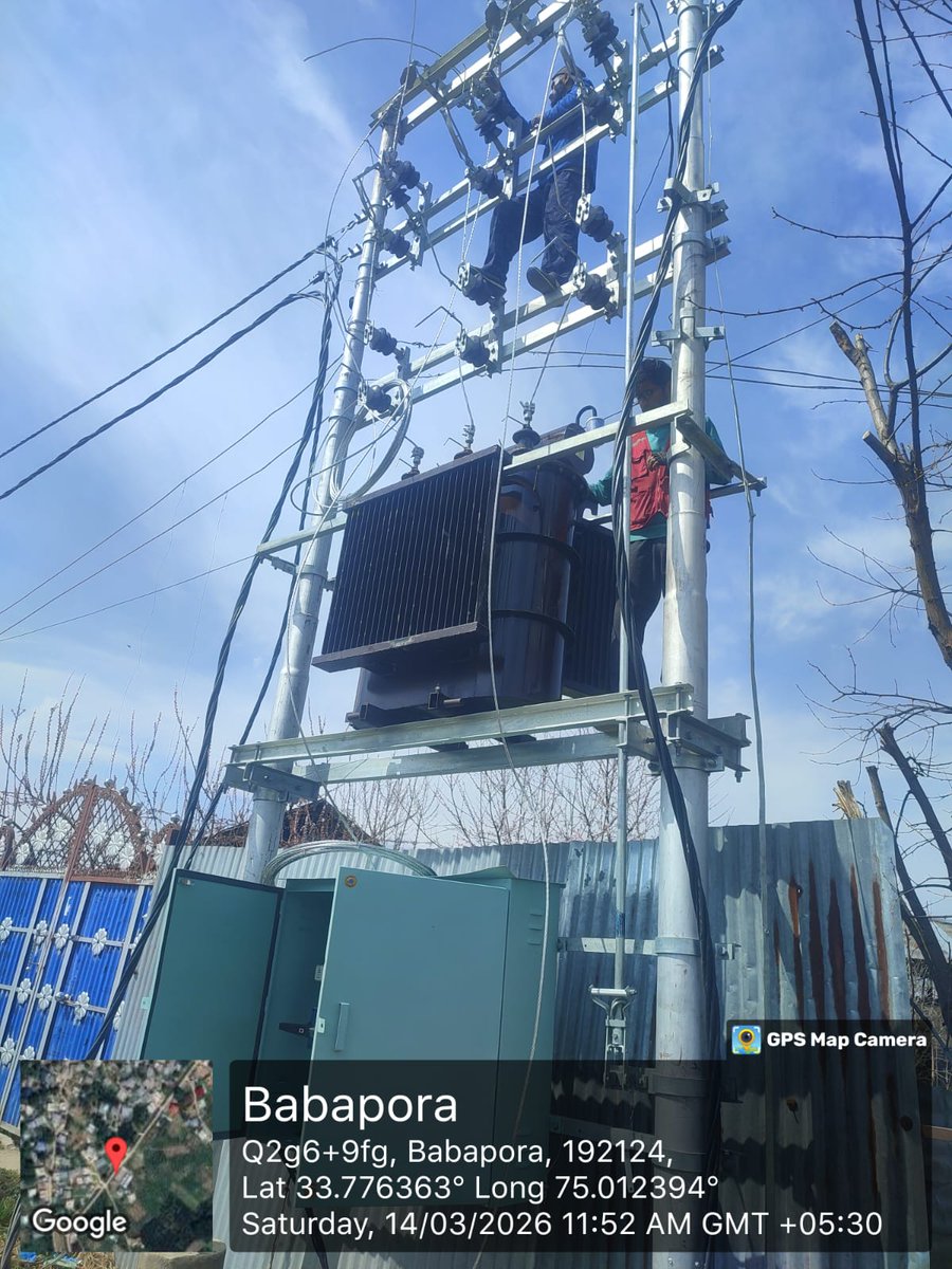 kpdcloffice's tweet image. Infrastructure strengthening in full swing SMDB &amp;amp; IPC installation at Awneera Feeder, 8M pole erection at Wuyan Bala, and DTR fitting at Babapora progressing under #RDSS
Powering a brighter future.