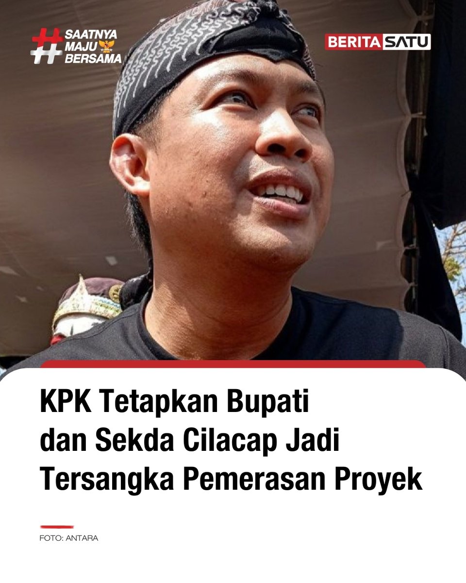 Beritasatu's tweet image. Kasus ini merupakan tindak lanjut dari operasi tangkap tangan (OTT) yang dilakukan secara tertutup di Kabupaten Cilacap.

Update berita selengkapnya di Beritasatu TV, BeritaSatu.com, YouTube BeritaSatu, dan unduh aplikasi BeritaSatu di iOS dan App Store!

#KPK #OTT
