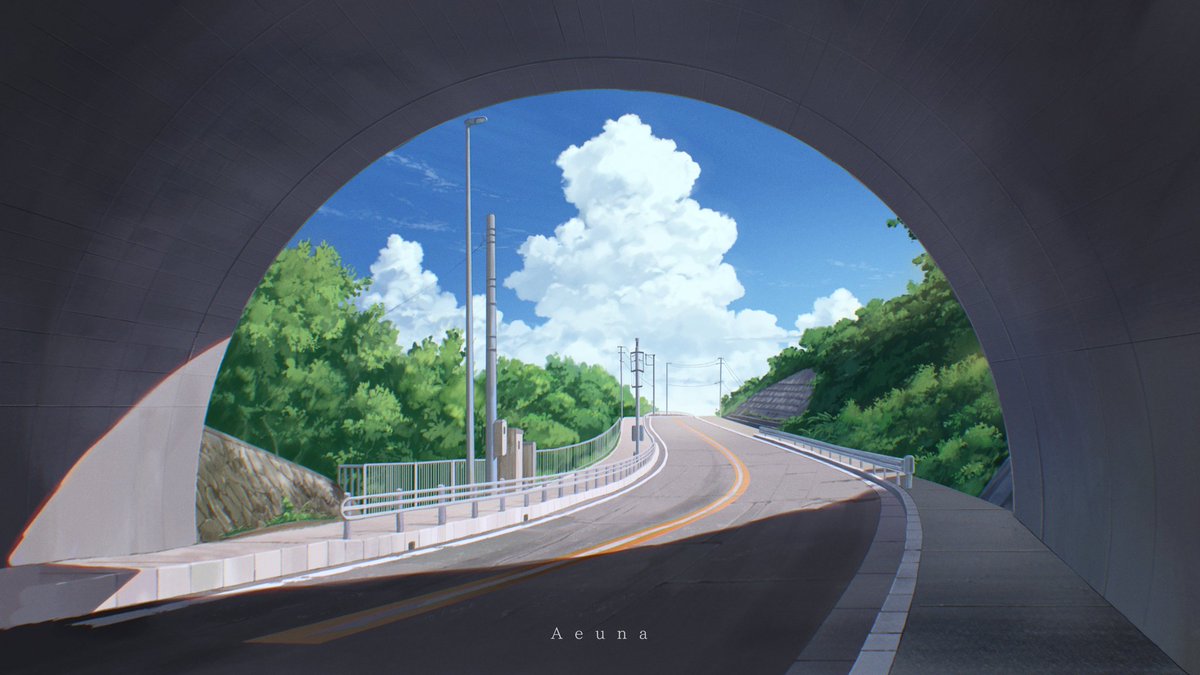 byAeuna's tweet photo. Recent background works ☁️ https://t.co/eHNozlyjdK