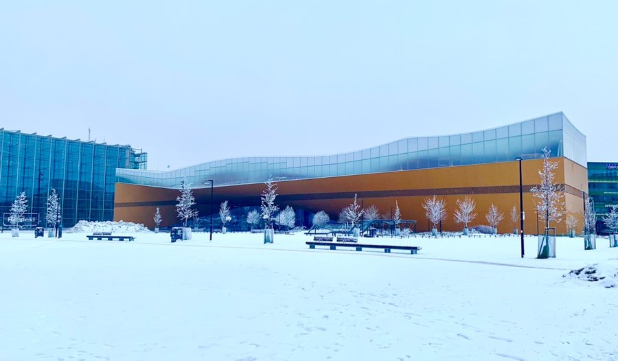 BSapag's tweet photo. Libraries in #Finland are #architecture and design marbles.
Oodi in #Helsinki never disappoints. 
These photos I captured during random visits after which I always experienced a calm bliss. https://t.co/Lv51gkKbFn