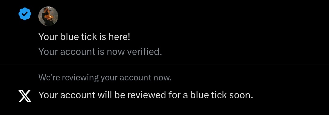 I pray the blue tick favour me 🫩