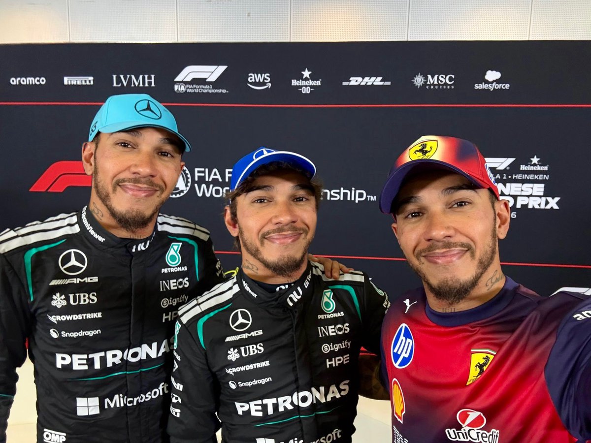 out of context Sir Lewis Hamilton tweet media