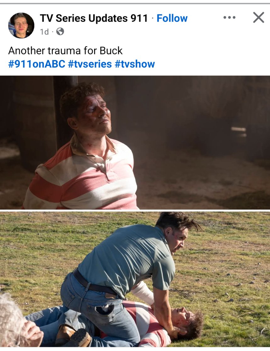 Correct me if I'm wrong, but Eddie sitting on top of Buck like that doesn't seem that traumatic for him...