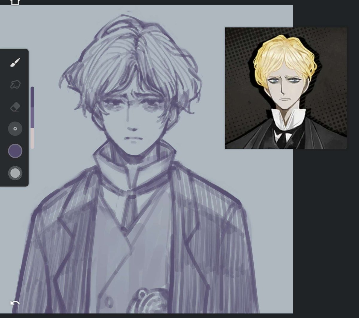 rielle_nn's tweet photo. wanted to draw linton in my style
#limbuscompany https://t.co/I18GA6BlqJ