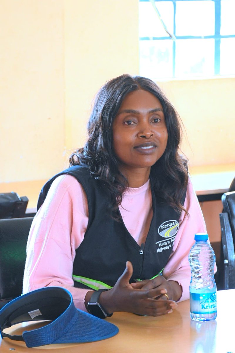 KeNHAKenya's tweet photo. The Kenya National Highways Authority (KeNHA) North Rift Region, led by Assistant Director Eng. Annette Ingaiza, in collaboration with officers from @ntsa_kenya, representatives from the County Government of West Pokot, local administration, and https://t.co/Ll961GENX7