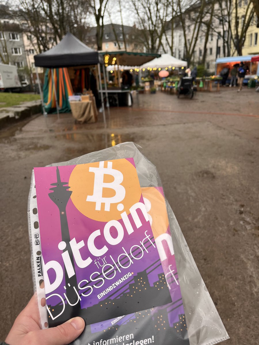 einundzwanzigNW's tweet photo. Wir machen Werbung für unser Bitcoin-Event am 21.03. in Düsseldorf https://t.co/wDpqN9rNUM