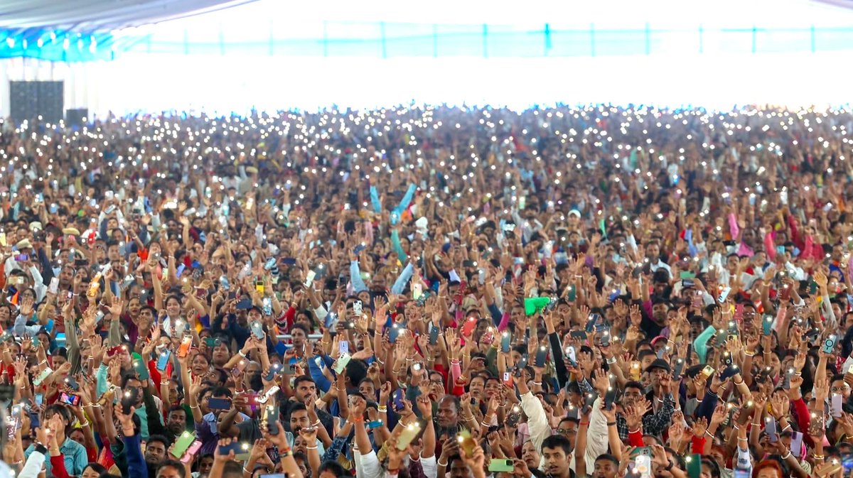 Silchar witnessed a massive gathering as Hon'ble Prime Minister  Shri <a href="/narendramodi/">Narendra Modi</a> addressed the people,  reflecting Assam’s unwavering faith in the development journey under the double-engine government led by PM Shri Narendra Modi Ji  and Hon’ble Chief Minister Dr.