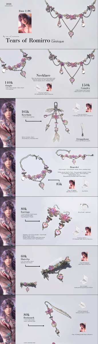23mira_yuki's tweet photo. ✨ GIVEAWAY ✨
Aloo~ Kali ini Mira mau adain GA aksesoris lagi

Hadiah: 
Keychain Ayel + PC nya 😋

How to join:
- like rt (tweet ini + qrt)
- doakan akunnya Mira aman selalu dan g kena ban lagi 🥹

Close: 20 April
#art #loveanddeepspace #craft https://t.co/P0gZSbuFVQ