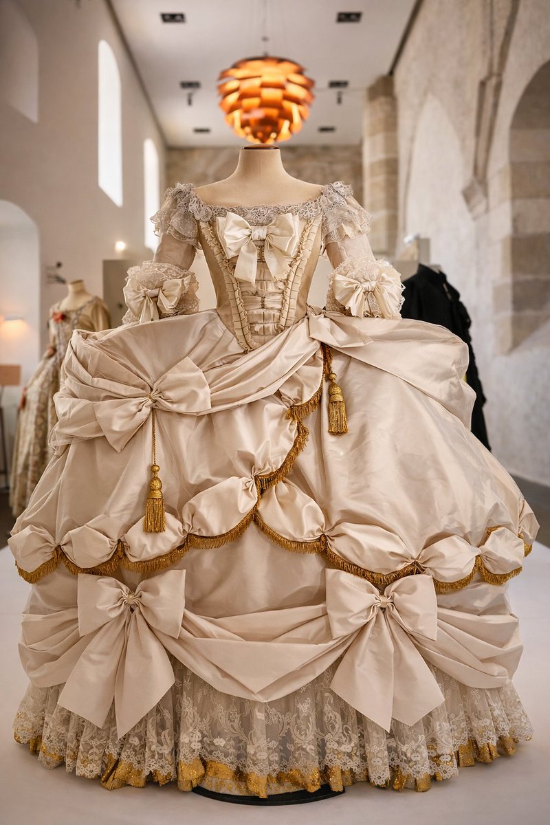 🇫🇷マリー・アントワネットのドレス
スロバキアのブラチスラヴァ城で開催されている展覧会のために、パリのアトリエ「Atelier Caraco」 が、マリー・アントワネットのドレスを精巧なレプリカとしてよみがえらせました。当時の優雅さや雰囲気まで感じられる、とても美しい再現です。
(1/5)