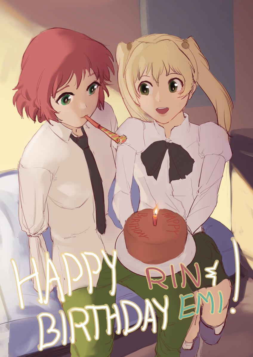 Happy Birthday Rin and Emi!! #katawashoujo

Commissioned by @/superbusyyou