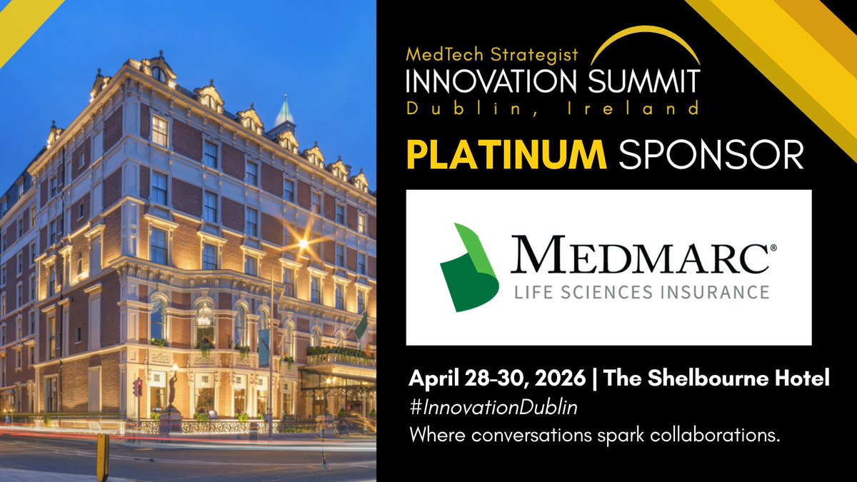 MedTech Strategist | MedTech's Most Trusted Source tweet media
