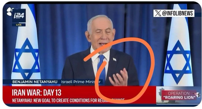 keeptalkingGR's tweet photo. If rumors circulate for over 24 hours, there should have been a live appearance. Or #Netanyahu is indeed dead after all. 🤔#Common_Sense https://t.co/eYfsjlppf9