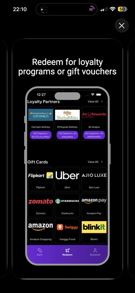 New App, New Transfer Partners.

Say hello to points conversion on <a href="/onpointindia/">Onpoint</a> starting with <a href="/VietnamAirlines/">Vietnam Airlines</a> , <a href="/flyethiopian/">Ethiopian Airlines</a> and <a href="/airarabiagroup/">Air Arabia</a> and more to follow.

PS-Please update your app or download it if you haven't already

Download the 📲App here: