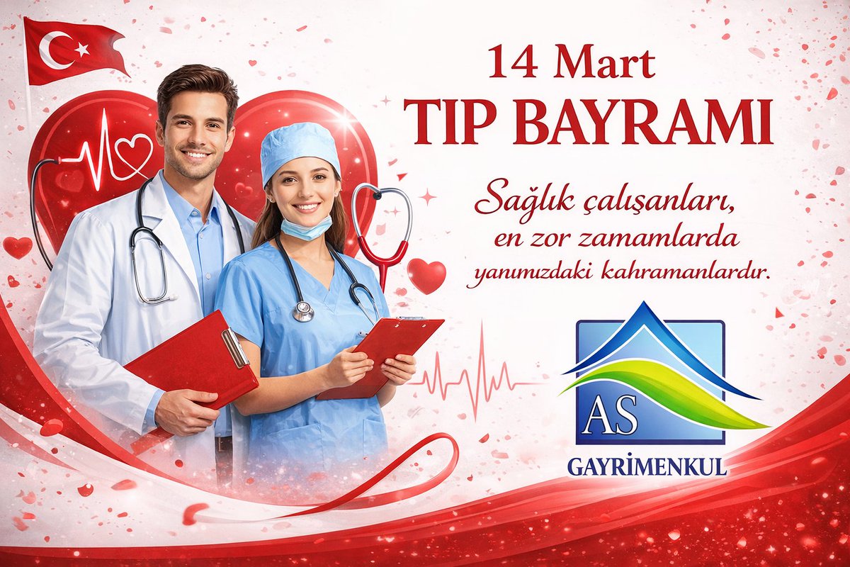 Nidai23's tweet photo. Tüm sağlık çalışanlarının Tıp Bayramını en içten dileklerimle kutlarım.  İyi ki varsınız. #tıpbayramı #doktor #hemşire #sağlıkçı #sağlık #tıp #Nidaikirac_gayrimenkul https://t.co/ZdlM2x4qgB