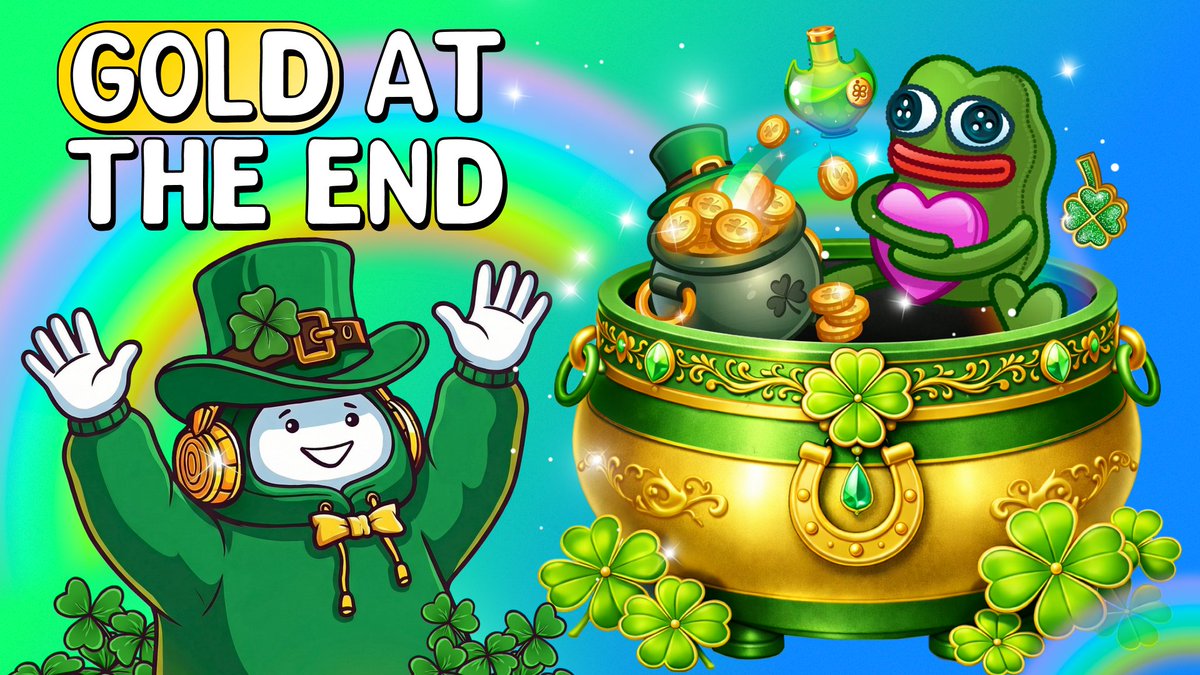 tonstationgames's tweet photo. St. Patrick’s Day luck is here! 🍀

Celebrate with our festive lootbox - Lucky Strike 🌈

Inside: a chance to win Plush Pepe (8000+ TON)💎

🎟 Price: 3.99 TON
⏰ Until: Mar 20, 10:00 UTC

Follow the rainbow - your pot of gold might be inside! https://t.co/dwozOhZrnA