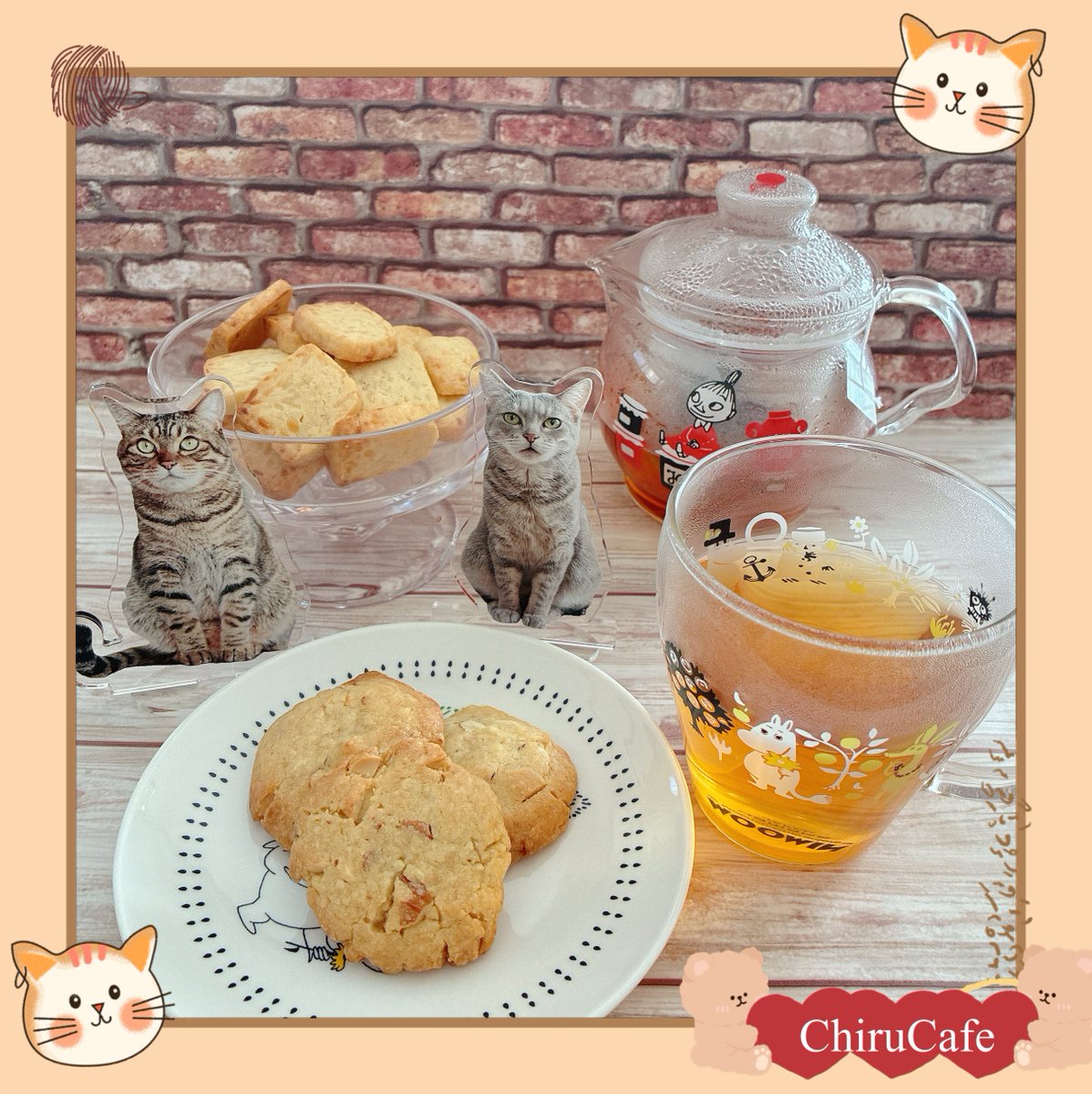 ananchirukodayo's tweet photo. 通院日🏥
健康に生きることが私の人生の目標の一つでもありますが
最近は体の不調が多くてあちこち痛いですね😹
いずれはMRI検査も受けようかなと。
家に帰ってきてからは
クッキー焼きました🍪
チーズとナッツの2種類。
紅茶は先週東京で買ったやつ🫖
美味しい(^^)
皆様も良き週末を🌹
#ChiruCafe https://t.co/NDSfgOtk2w