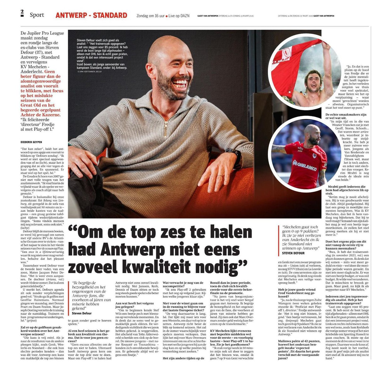 Steven Defour tweet media