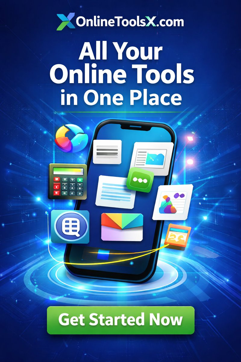 onlinetoolsx.com (The Privacy-First Tools) tweet media