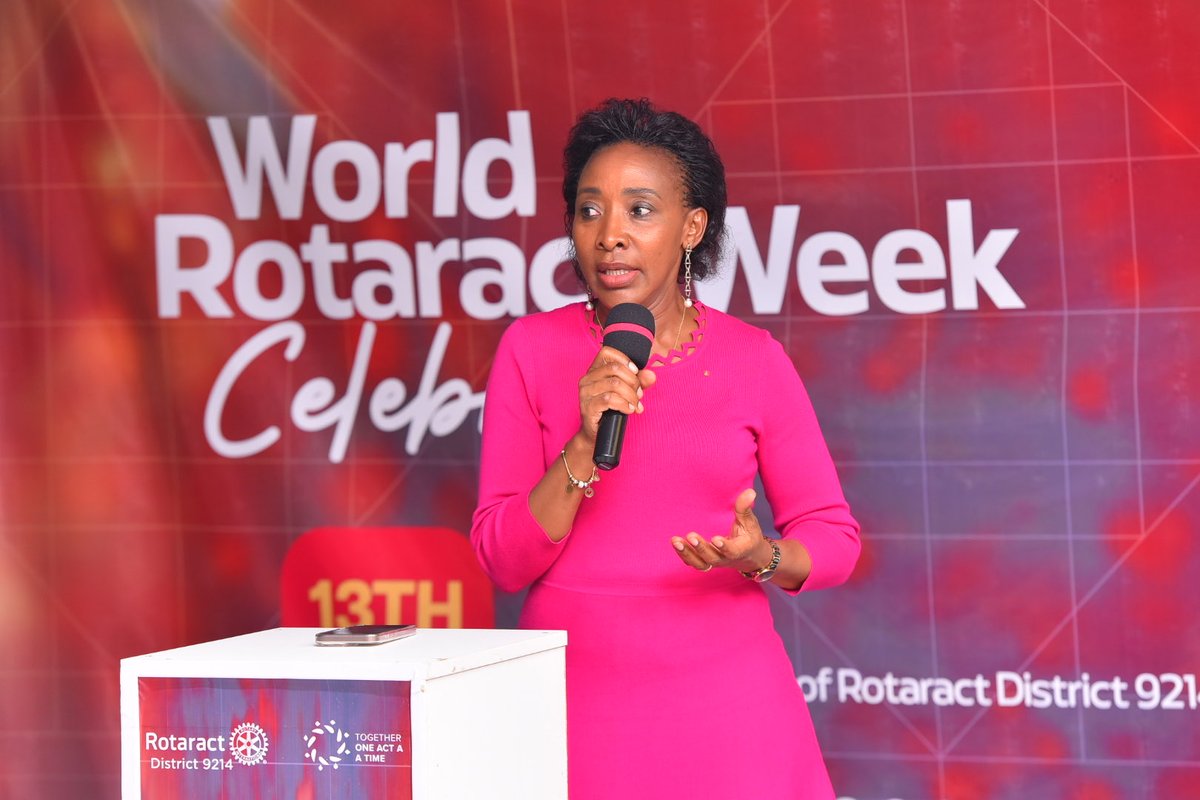 RACTankhill's tweet photo. @Emmanuel_Rotary A privilege to have the District Governor with us as we celebrated five years of Rotaract District 9214.
Her and words reinforced the strength of collaboration between Rotary and Rotaract in driving service forward.
@KyeyuneKawooya
#WorldRotaractWeek https://t.co/Kod6uTCiyF