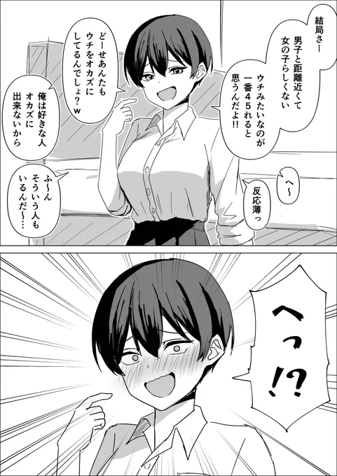 ボーイッシュな女の子が一番○○ (1/2) 