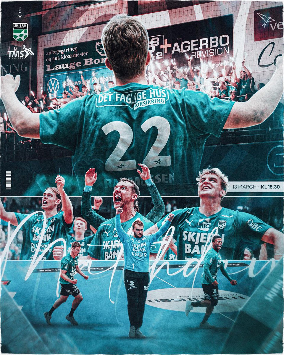 Here is a matchday piece that was created for @skjernhaandboldofficiel for their game against TTH yesterday, they came away with a draw in the end! 🤝🤾

- 

📲 If you want the most affordable high-quality graphics and/or social media management then drop me a DM! 

#smsports