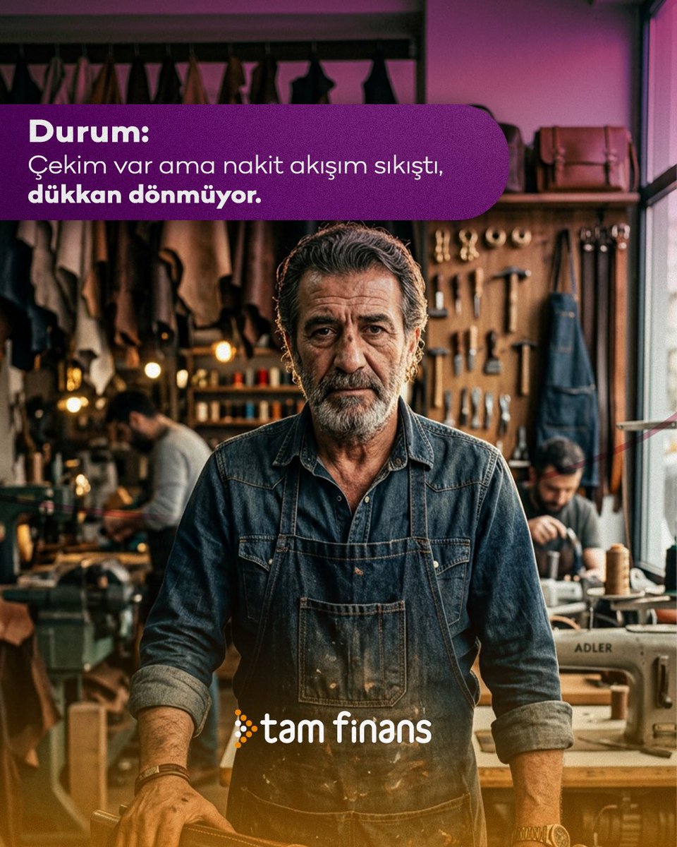 tam_finans's tweet photo. Çekin var ama vadelerini mi bekliyorsun? Tam Finans'la vadeyi beklemeden paranı alırsın, dükkanın döner!
#TamFinans https://t.co/xdwyZfER8M
