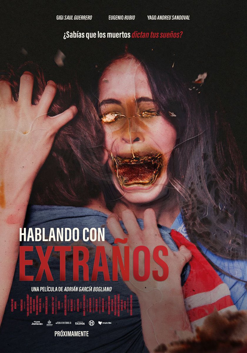 TABECHAUYO's tweet photo. 亡き息子の姿をした人ならざる何かと対峙する母親を描くホラー『Hablando con extraños』  アドリアン・ガルシア・ボグリアーノ監督の新作ということで楽しみです。 https://t.co/mU4Elr9uq4