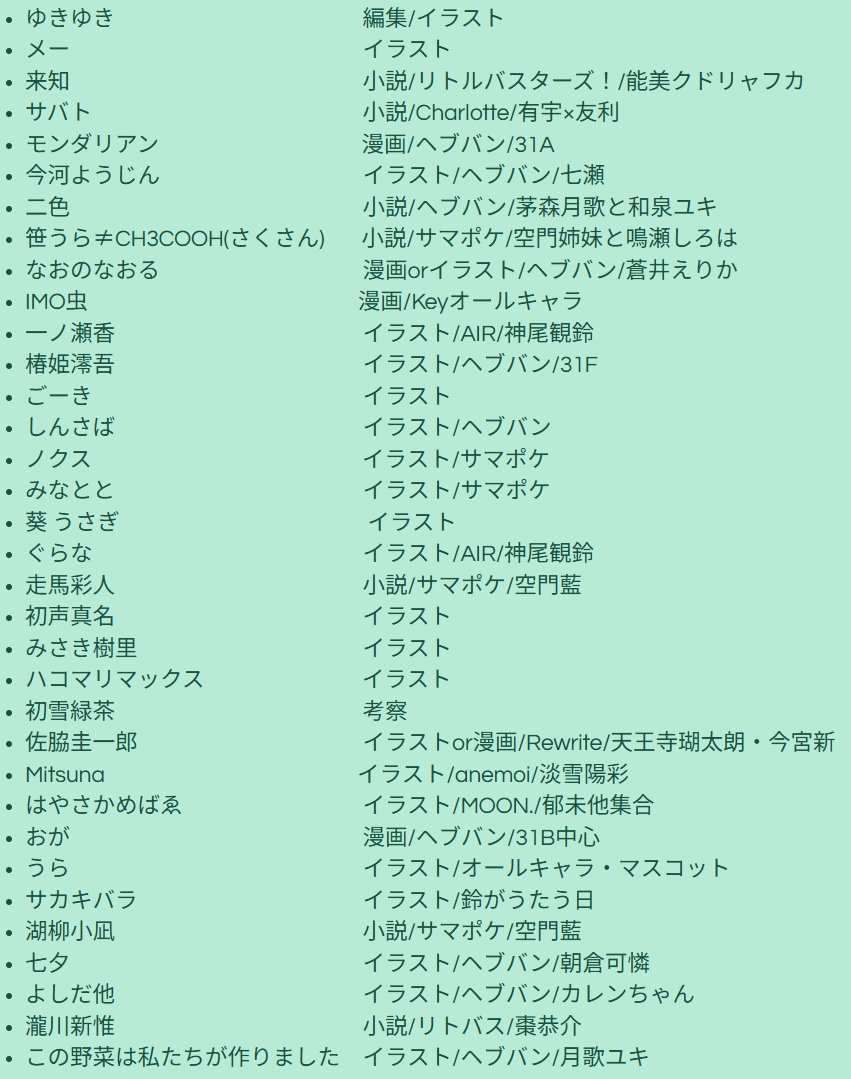 うみけっと準備会 tweet media